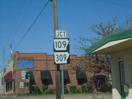 AR-22 West Approaching AR-109/AR-309