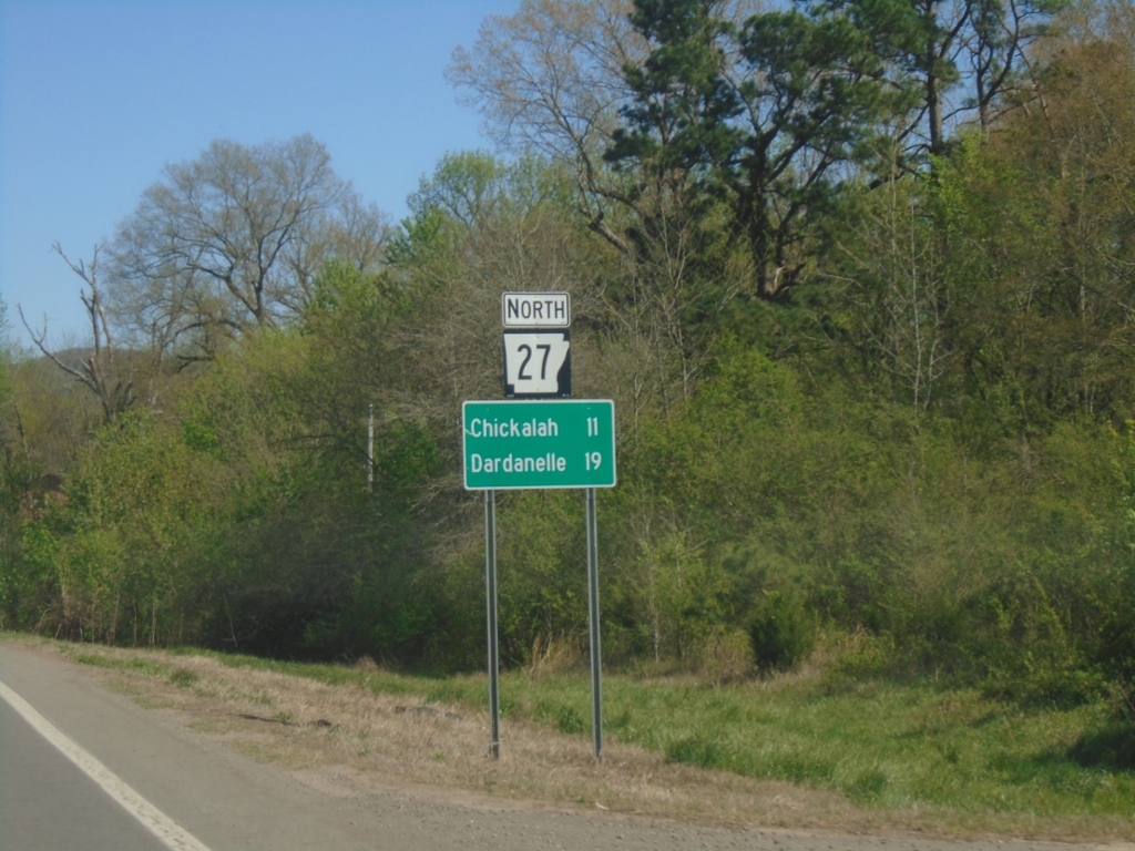 AR-27 North - Distance Marker