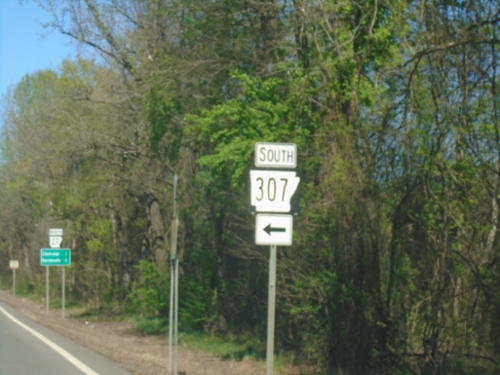 AR-27 North at AR-307