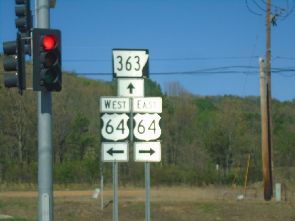 AR-247 at US-64/AR-363 Junction