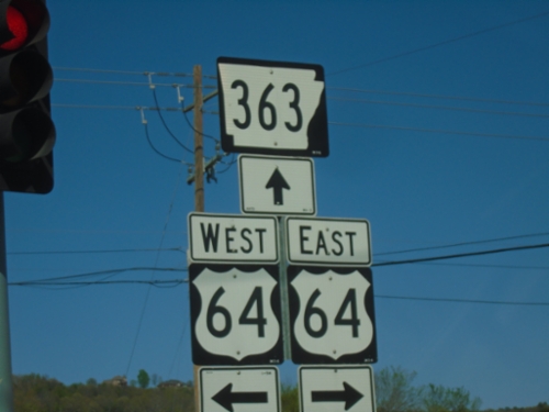 AR-247 at US-64/AR-363 Junction