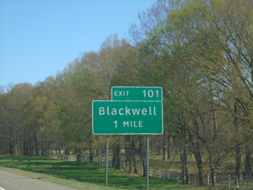 I-40 East - Exit 101