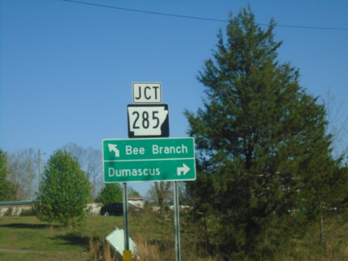 AR-92 East at AR-285