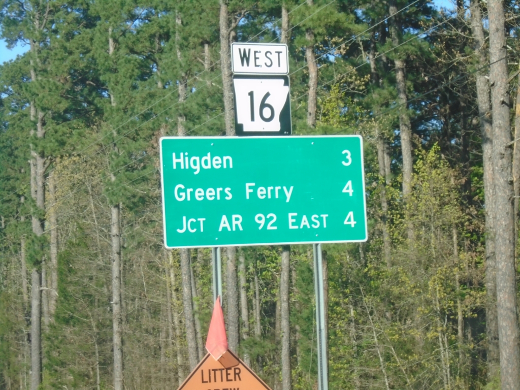 AR-16 West - Distance Marker