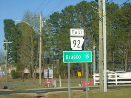 AR-92 East - Distance Marker