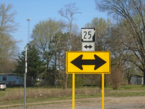 AR-87 North at AR-25