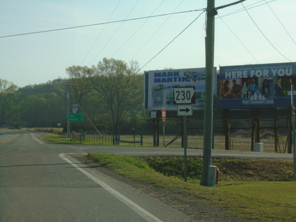 AR-14/AR-25 East at AR-230