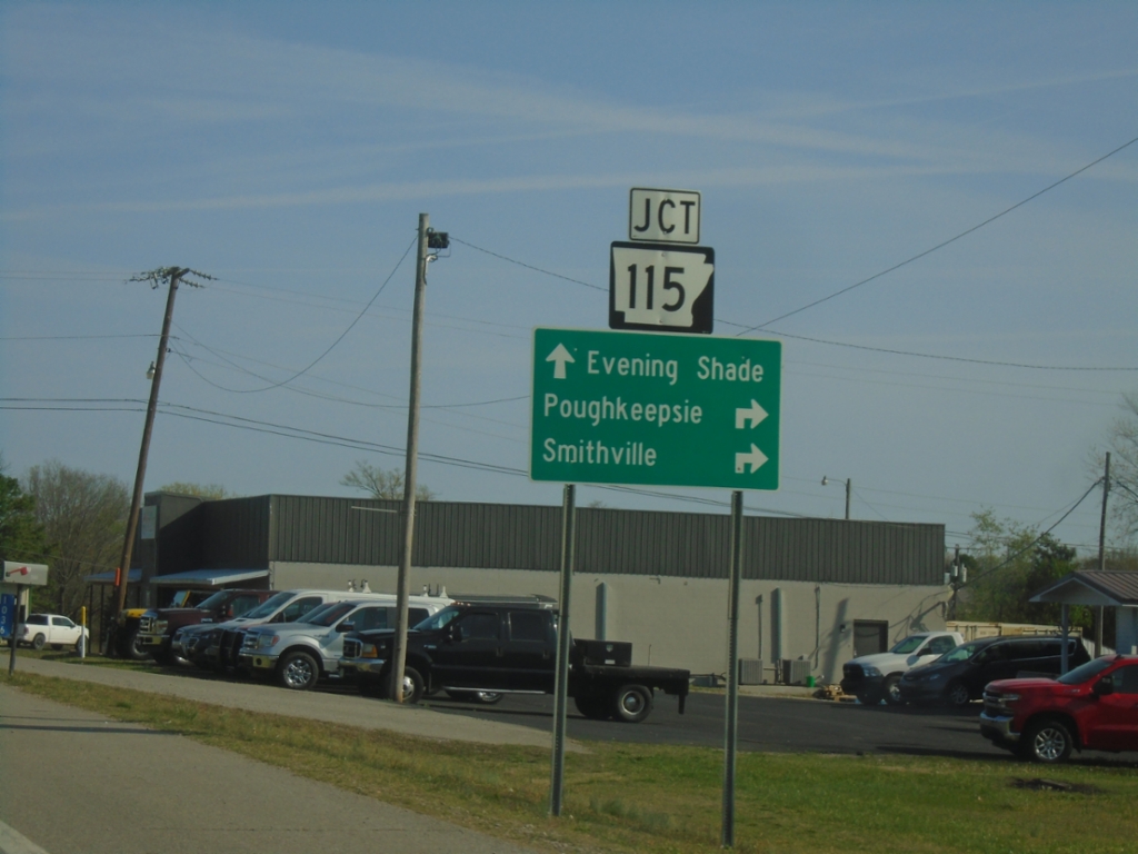 US-167 North at AR-115