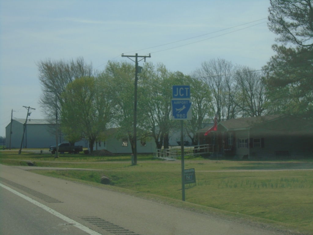 US-62 East/US-67 North Approaching AR-980