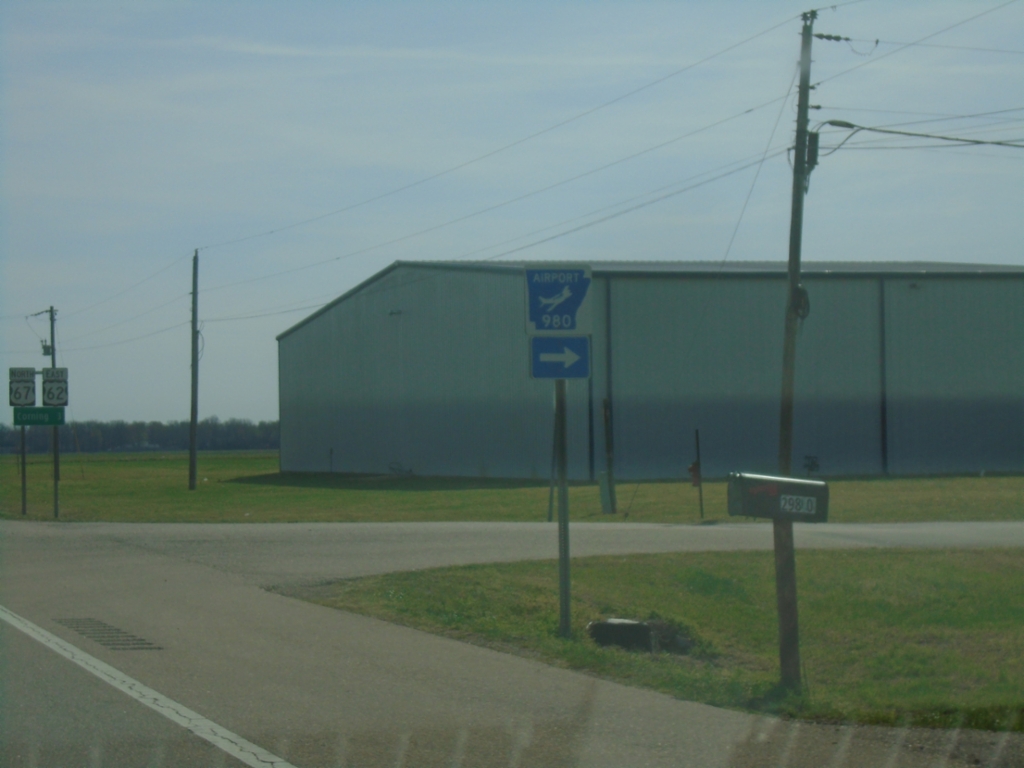 US-62 East/US-67 North At AR-980