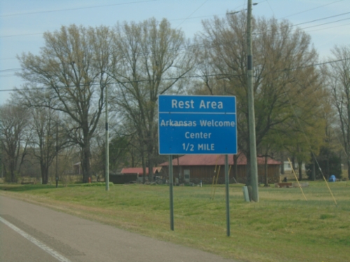 US-67 North - Rest Area/Arkansas Welcome Center