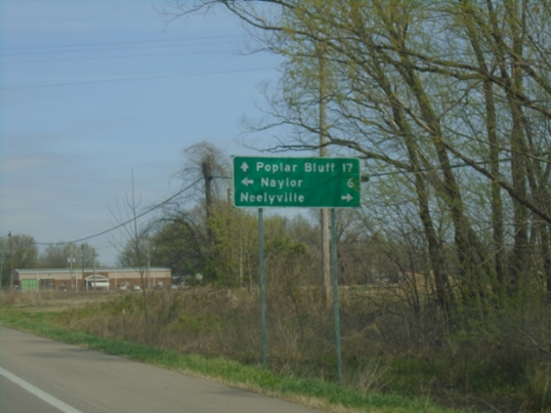 US-67 North at MO-142