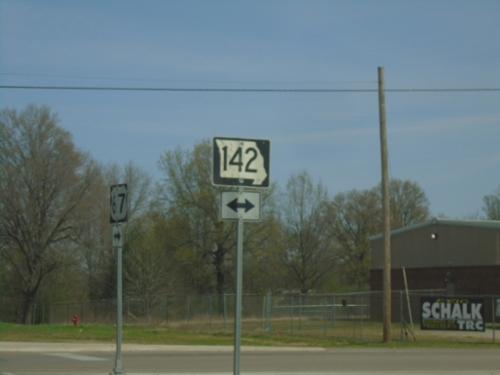 US-67 North at MO-142