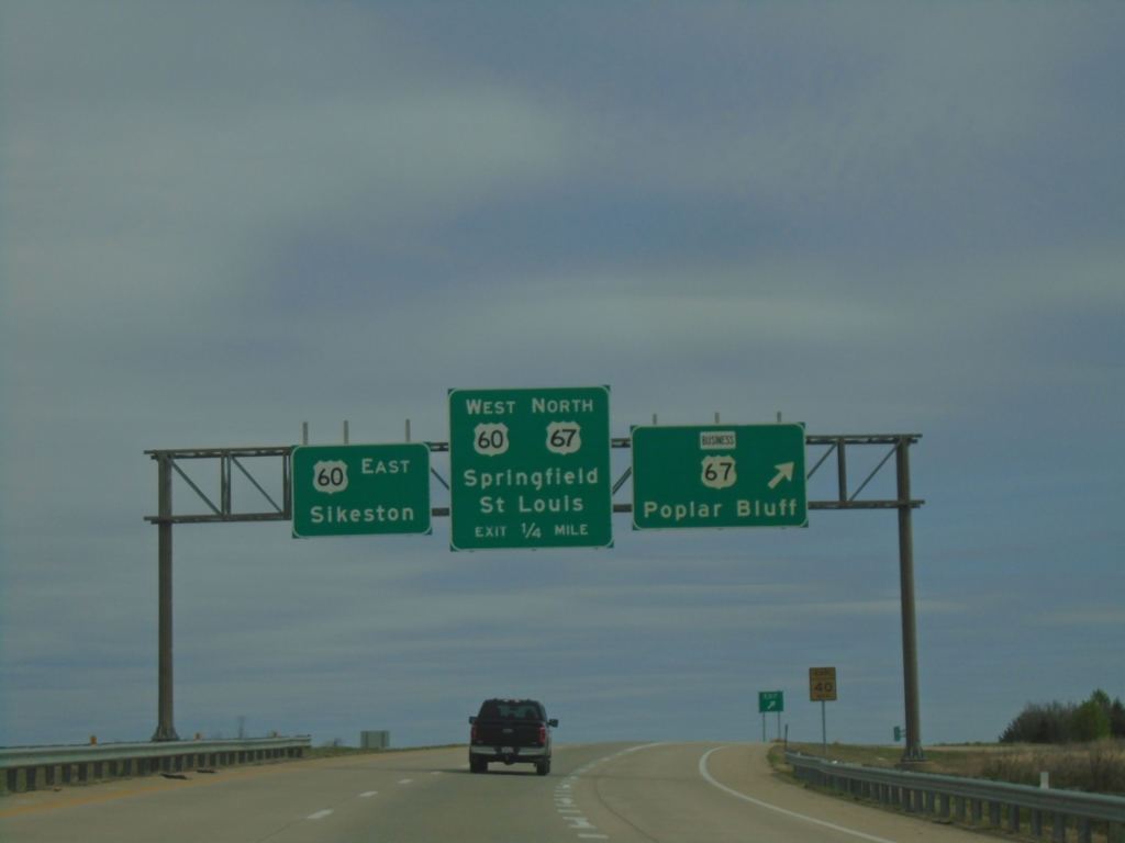 US-67 North at US-60/Bus. US-67 - Poplar Bluff
