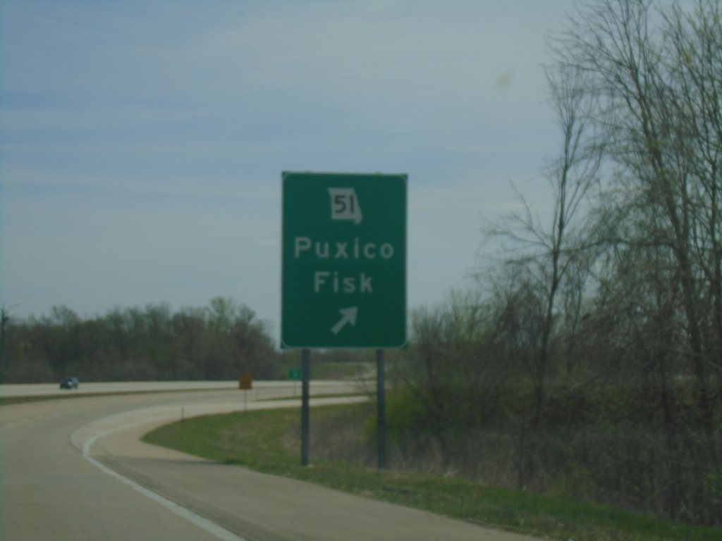 US-60 East at MO-51 Interchange