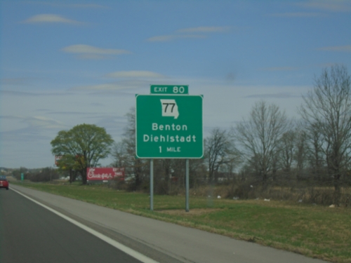 I-55 North - Exit 80