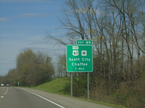 I-55 North - Exit 89