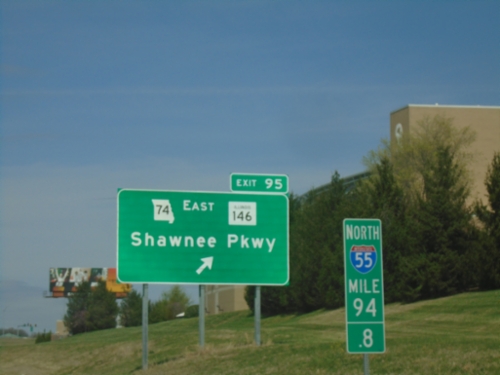 I-55 North - Exit 95