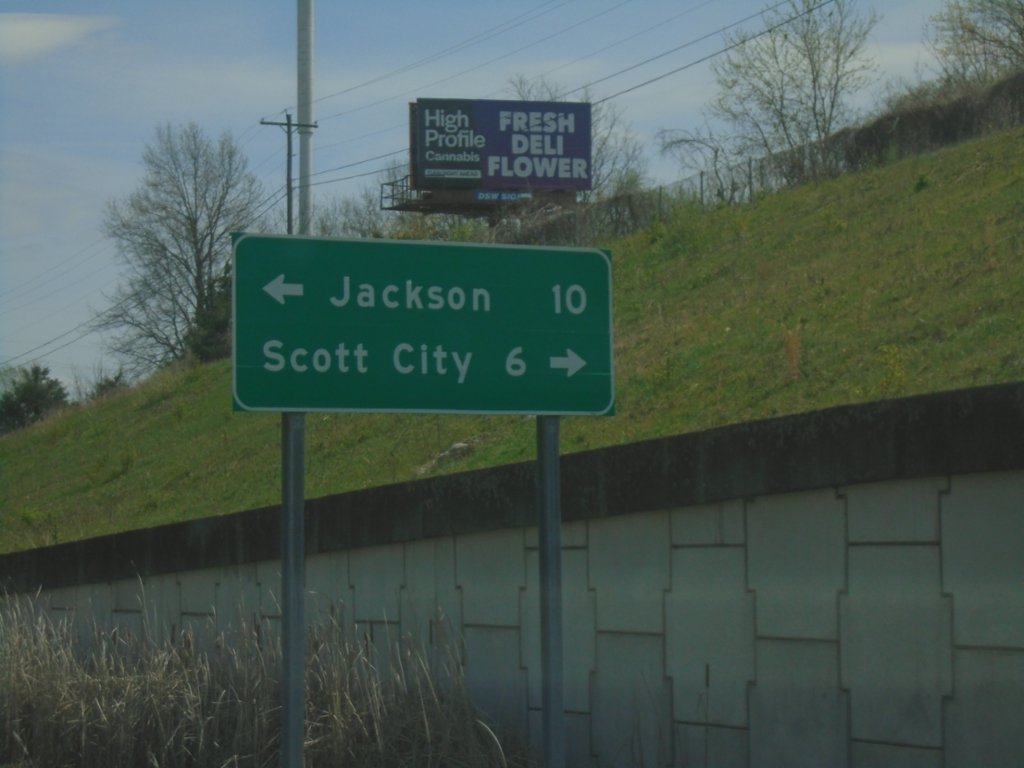 MO-74 East Approaching US-61/BL-55