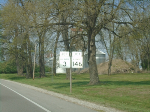 Approaching IL-3 North/IL-146 East Split