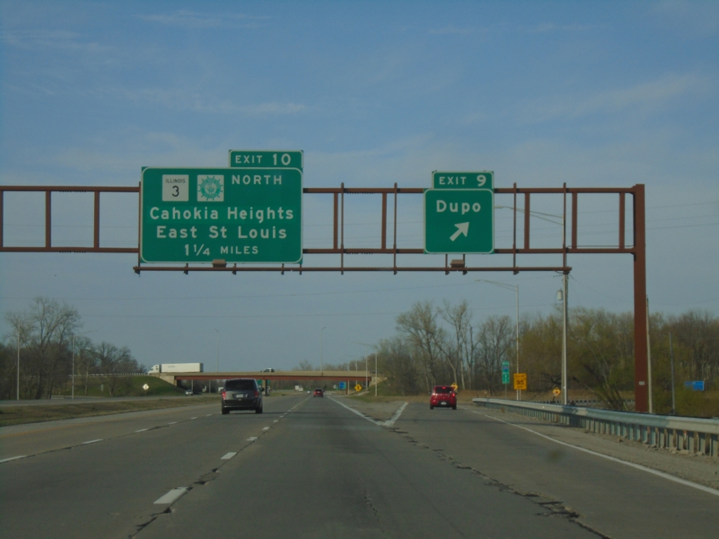 I-255 North - Exits 9 and 10