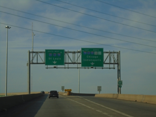 IL-3 North at I-55/I-64/To I-70