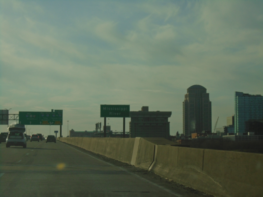 I-64 East/I-55 South - Mississippi River
