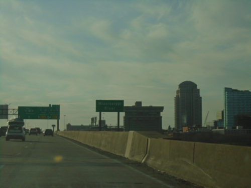I-64 East/I-55 South - Mississippi River