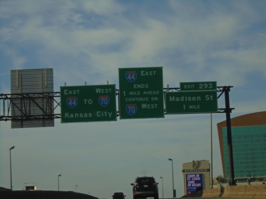 I-44 East - Exit 293 and I-70