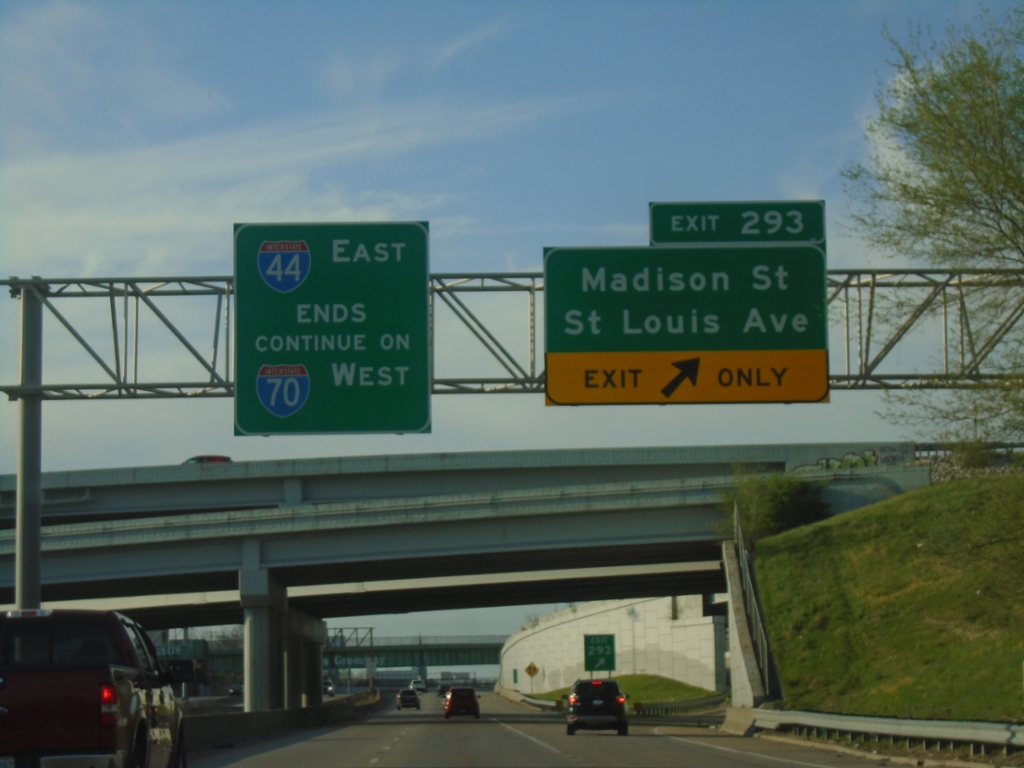 End I-44 East - Exit 293