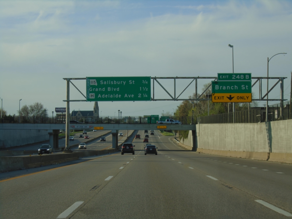 I-70 West - Exit 248B