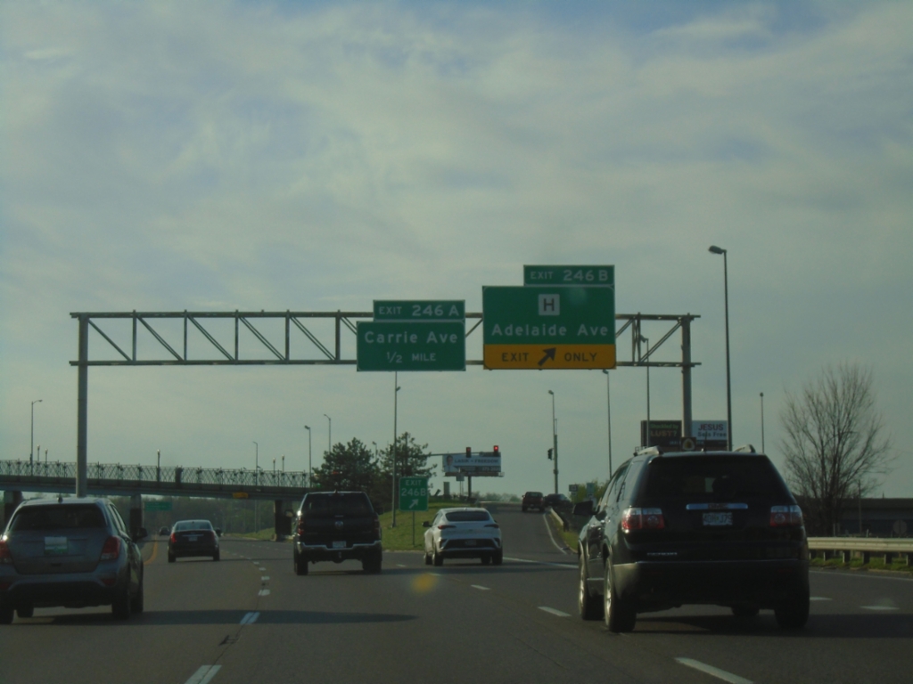 I-70 Exits 246B and 246A