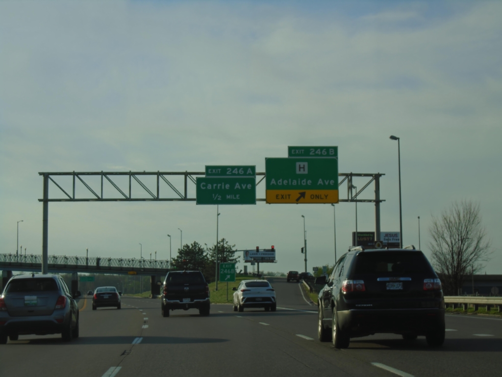 I-70 Exits 246B and 246A