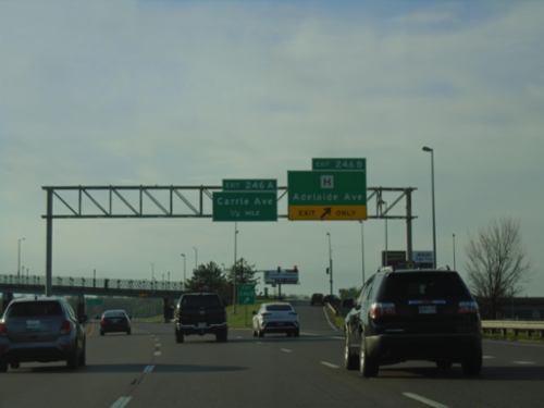 I-70 Exits 246B and 246A