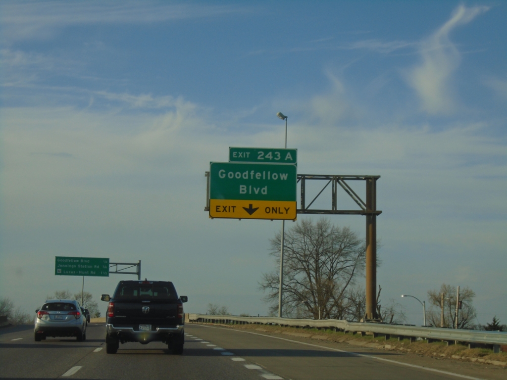 I-70 West - Exit 243A
