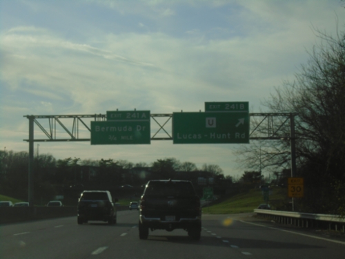 I-70 West - Exits 241B and 241A