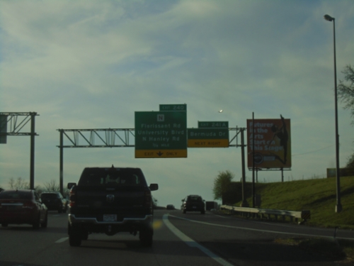 I-70 West - Exits 241A and 240