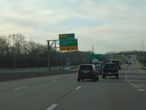 I-70 West - Exit 238C