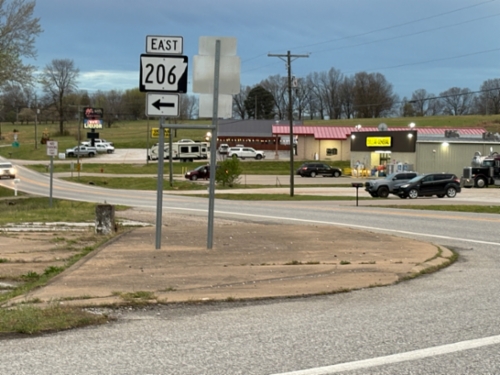 AR-7 South at AR-206 East