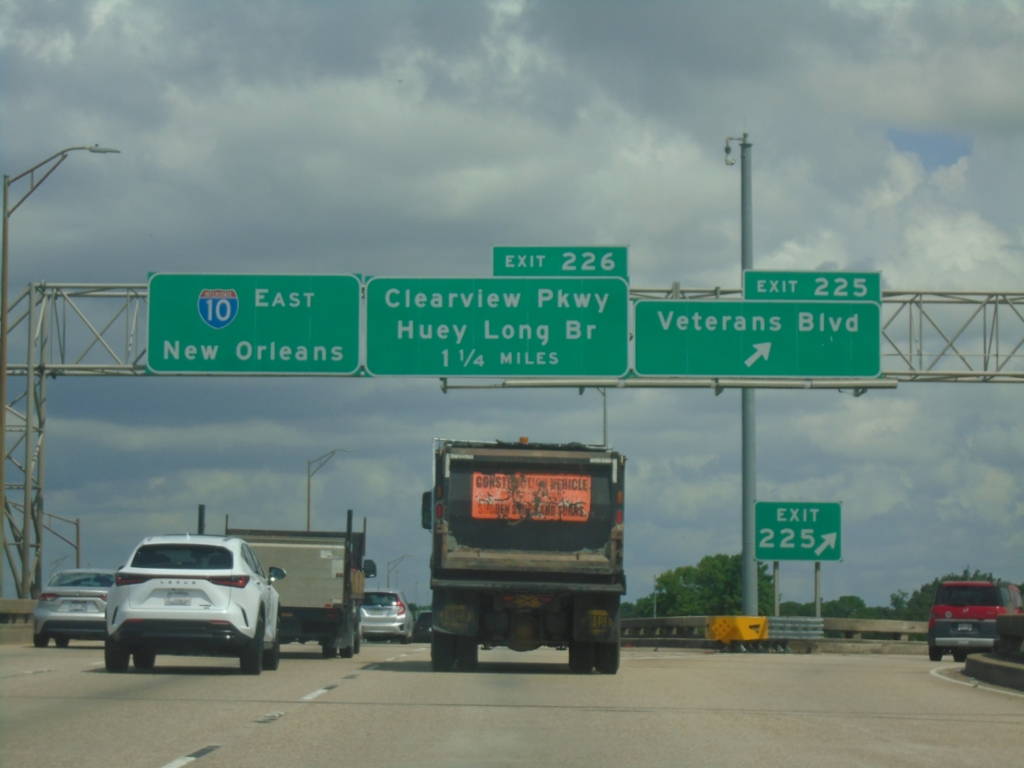 I-10 East - Exits 225 and 226