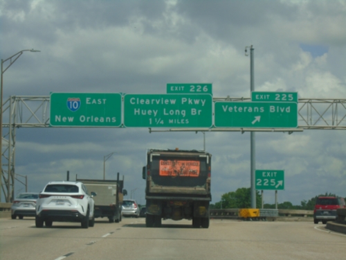 I-10 East - Exits 225 and 226