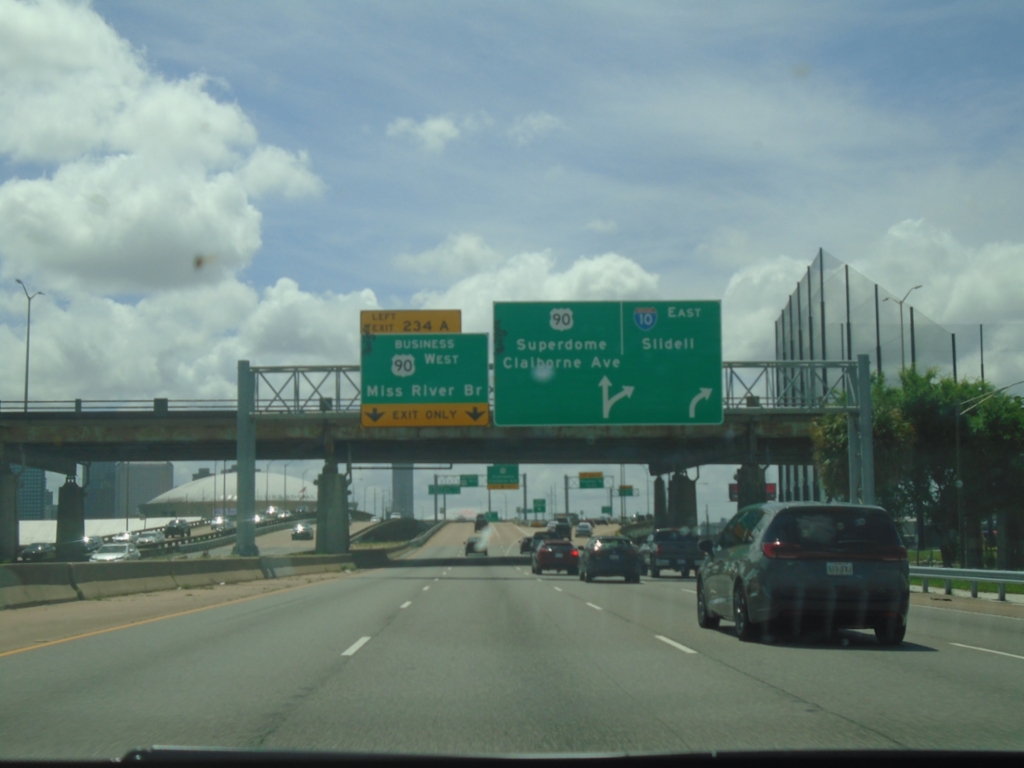 I-10 East - Exits 234A-B