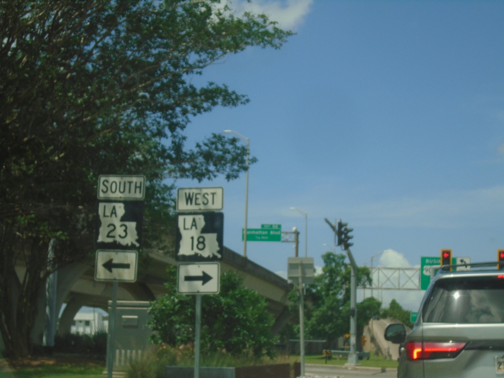 Bus. US-90 Service Road West at LA-18/LA-23