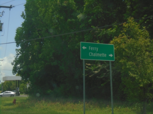 LA-39 North at Belle Chasse Ferry