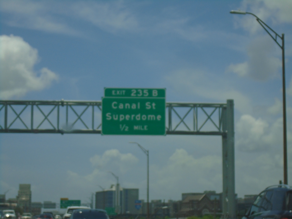 I-10 West - Exit 235B