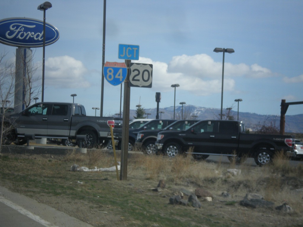 BL-84 East Approaching I-84/US-20