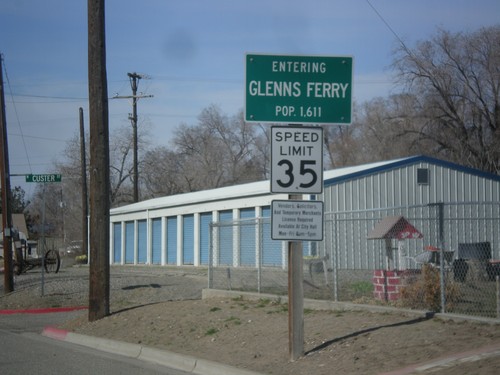 BL-84 West - Entering Glenns Ferry