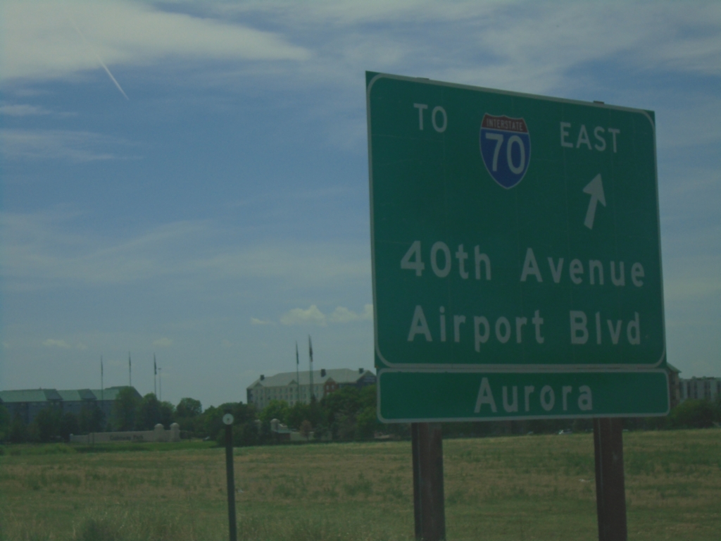 Peña Blvd. West at 40th Ave Interchange