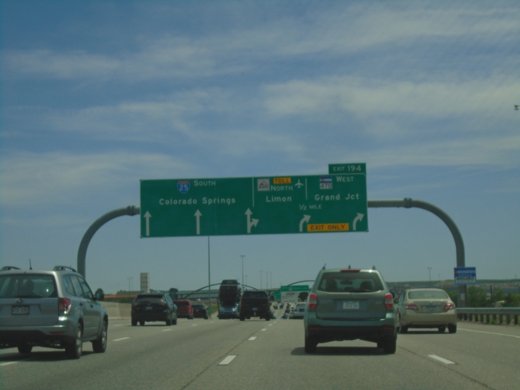 I-25 South - Exit 194
