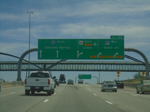 I-25 South - Exit 194